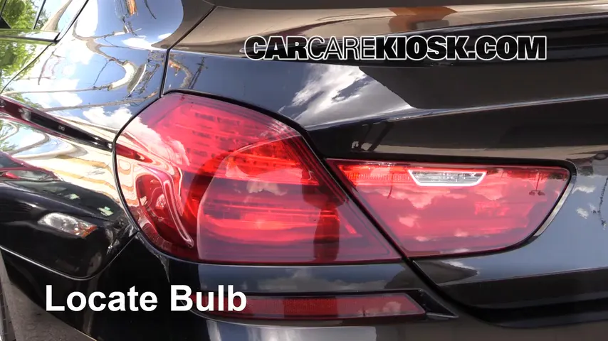 2014 BMW 650i xDrive Gran Coupe 4.4L V8 Turbo Lights Turn Signal - Rear (replace bulb)